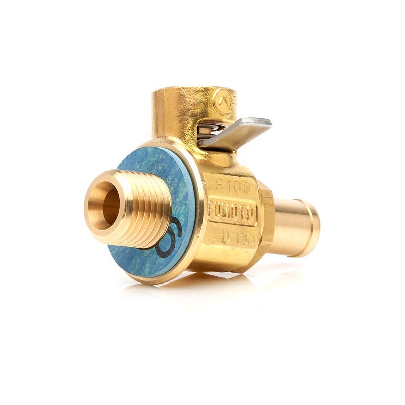 Fumoto F106N FN-Series Drain Valve with Long Nipple with Lever Clip - Image 2